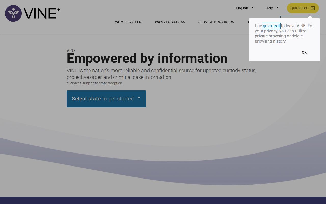 Fulton County arrest history custody notification interface