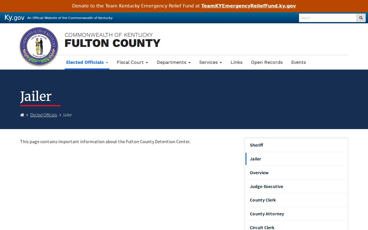 Fulton County arrest history detention center contact